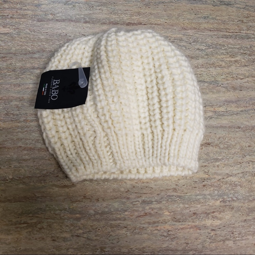 NWT BABO Italian crochet hat for women